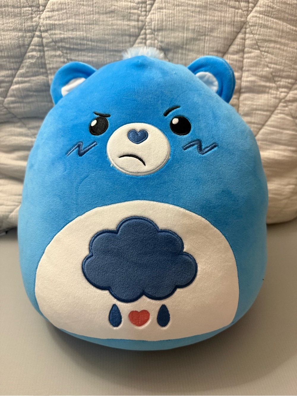 12” Squishmallow Grumpy Bear Plush